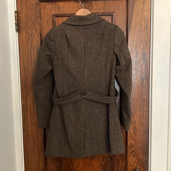 H&M Brown Tweed Coat - Picture 3 of 9